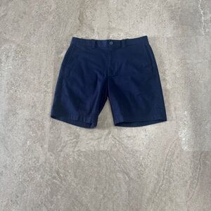 J.Crew Men's 9" Re-imagined Stretch Chino Shorts Navy Blue Size 31